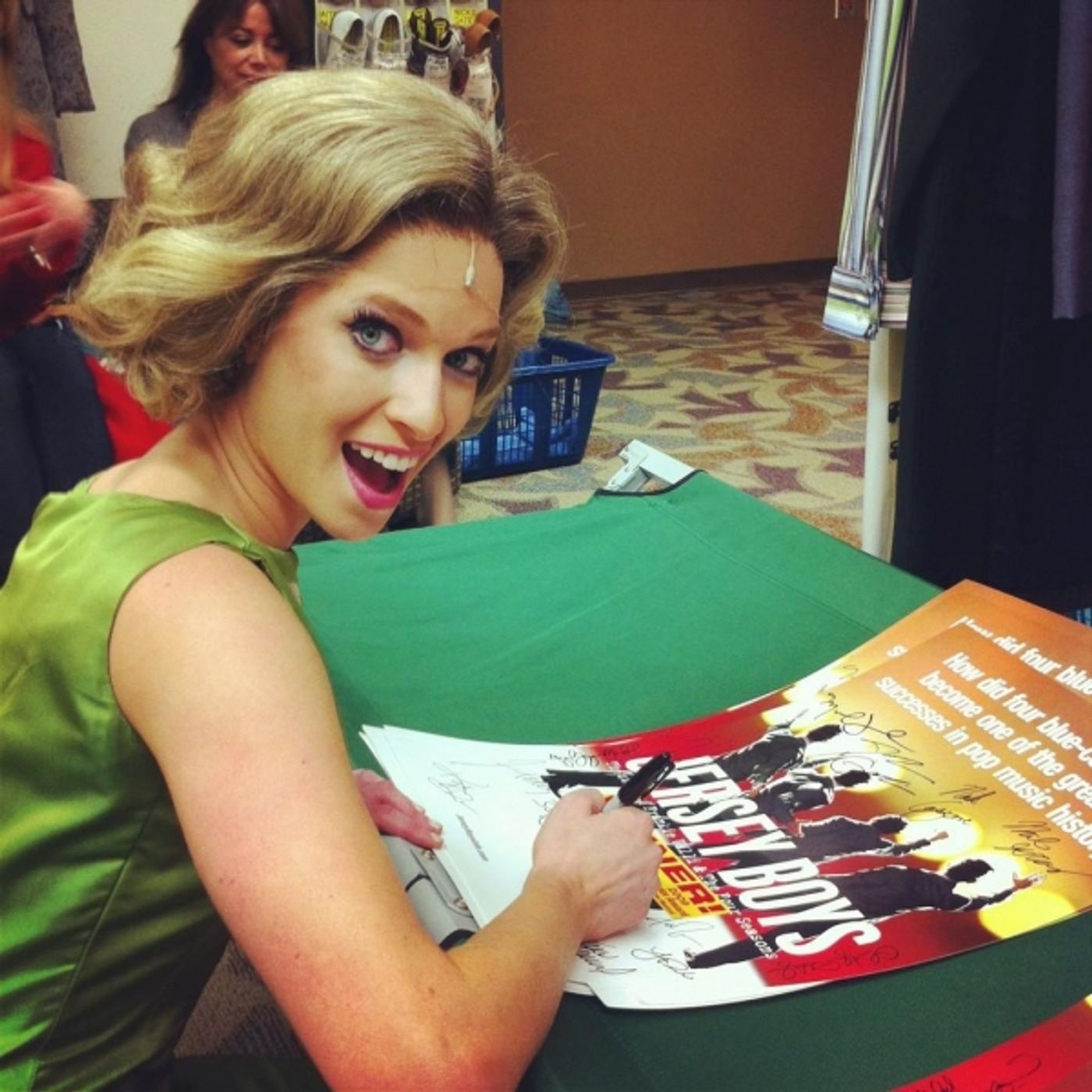 Photo Flash: Saturday Intermission Pics, Oct 20 - Part 2 - EVITA 'SkeleTONES', BOOK OF MORMON Playdates & More!  Image