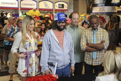 Katrina Bowden, Juda Friedlander, John Lutz, Keith Powell Photo