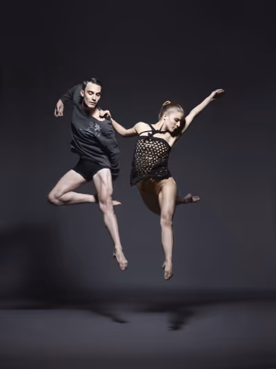Reed Luplau and Natalie McKessy in Underland.Photo by Sarah Silver. Photo