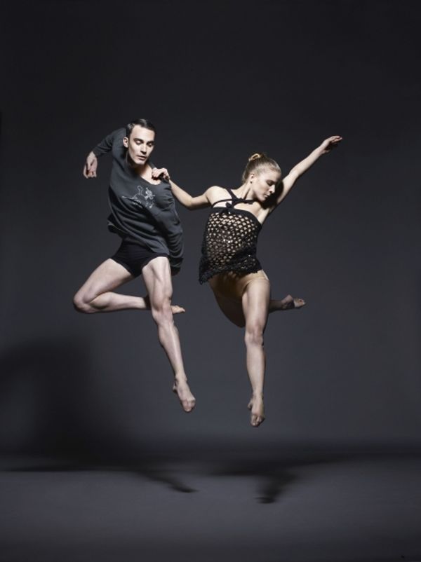 Reed Luplau and Natalie McKessy in Underland.Photo by Sarah Silver. Photo