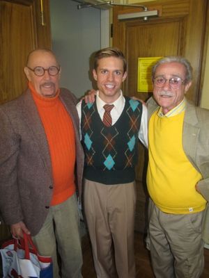 James McDonald (left) and Robert Gerlach (right) pictured with Hunter Ryan Herdlicka  Photo