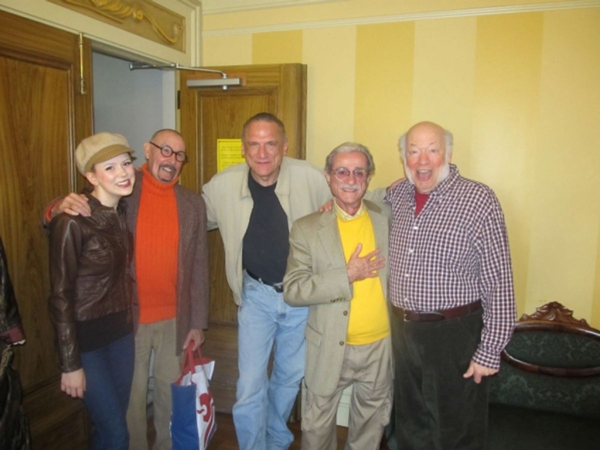 Alyssa Gagarin (left), James McDonald, Ron Wisniski (center), Robert Gerlach, and Peter Van Wagner (right) at 
