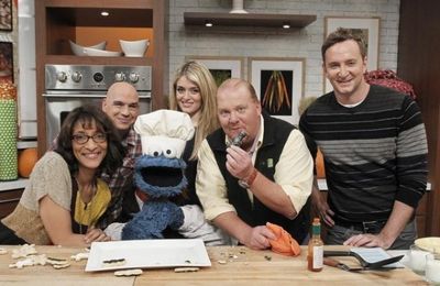 CARLA HALL. MICHAEL SYMON, COOKIE MONSTER, DAPHNE OZ, MARIO BATALI, CLINTON KELLY    Photo