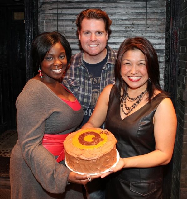 The cast of 'Avenue Q' - Danielle K. Thomas, Nicholas Kohn and Hazel Anne Raymundo Photo