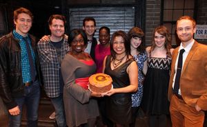 The cast of 'Avenue Q' (L to R) Darren Bluestone, Nicholas Kohn, Danielle K. Thomas, Jed Resnick, Robin S. Walker, Hazel Anne Raymundo, Veronica Kuehn, Kexy Fridell and Rob Morrison @ BroadwayWorld The cast of 'Avenue Q' (L to R) Darren Bluestone, Nicholas Kohn, Danielle K. Thomas, Photo