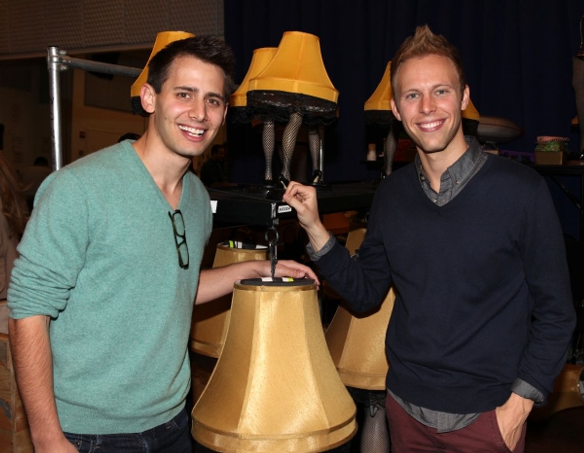 Benj Pasek and Justin Paul  at 
