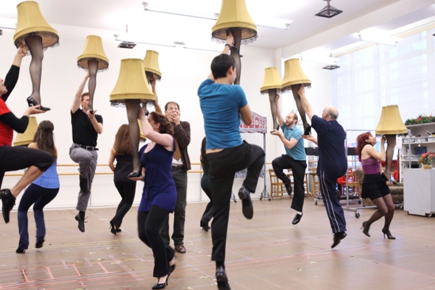 Photo Coverage: A CHRISTMAS STORY Cast Gives Press Preview!  Image