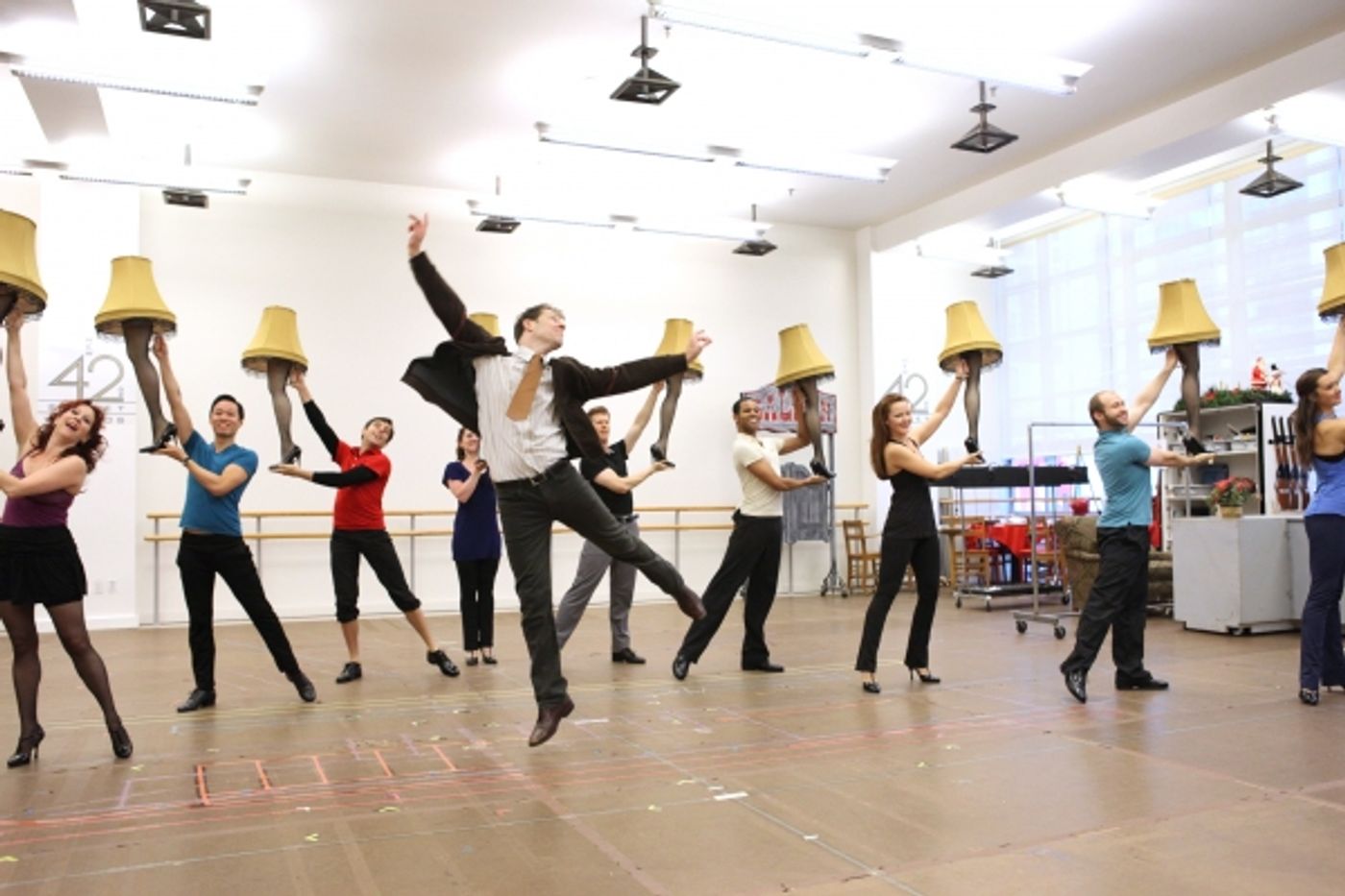 Photo Coverage: A CHRISTMAS STORY Cast Gives Press Preview!  Image