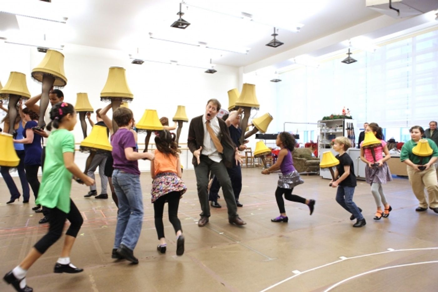 Photo Coverage: A CHRISTMAS STORY Cast Gives Press Preview!  Image