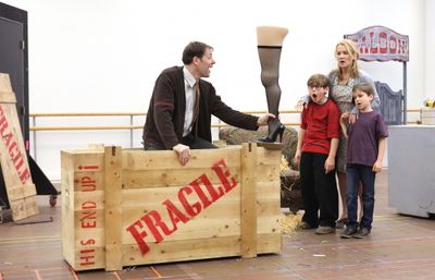 John Bolton, Johnny Rabe, Zac Ballard and Erin Dilly performing in the Press Preview  Photo