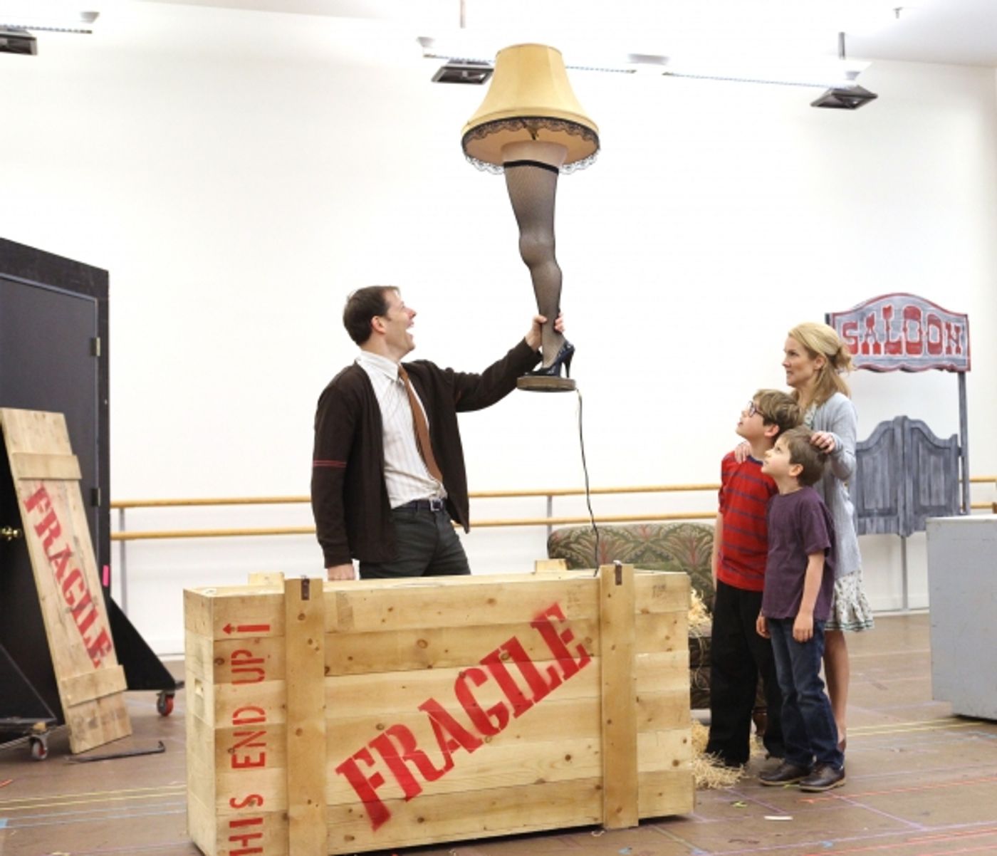 Photo Coverage: A CHRISTMAS STORY Cast Gives Press Preview!  Image