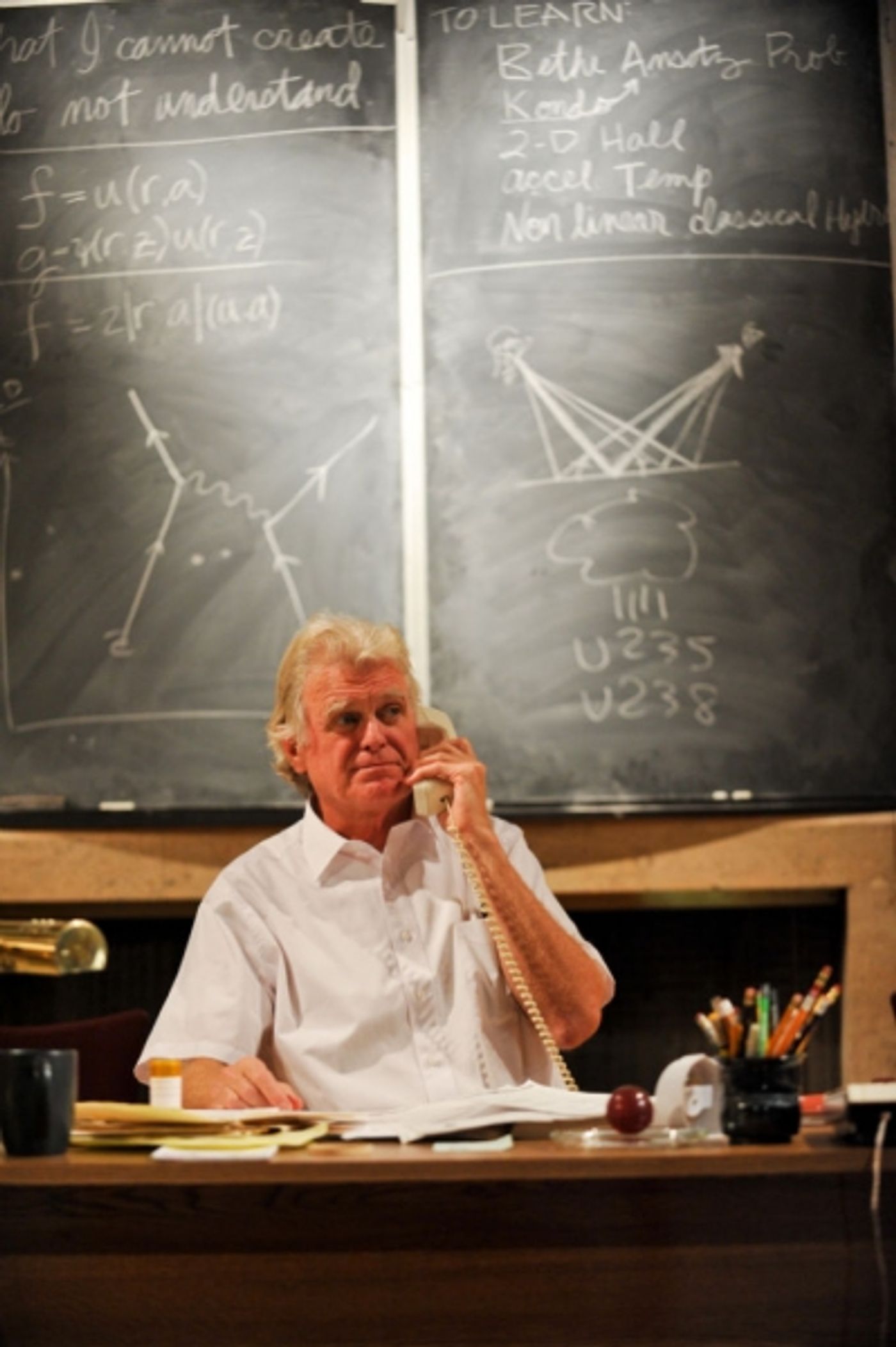 Photo Flash: First Look at Rob Riley as 'Richard Feynman' in QED Photo Flash: First Look at Rob Riley as 'Richard Feynman' in QED Image