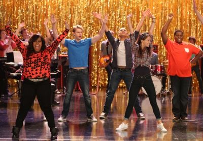 Amber Riley, Chord Overstreet, Jacob Artist, Melissa Benoist, Alex Newell Photo