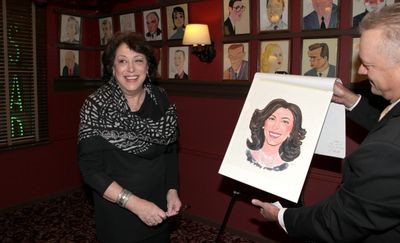 Max Klimavicius with Lynne Meadow Photo