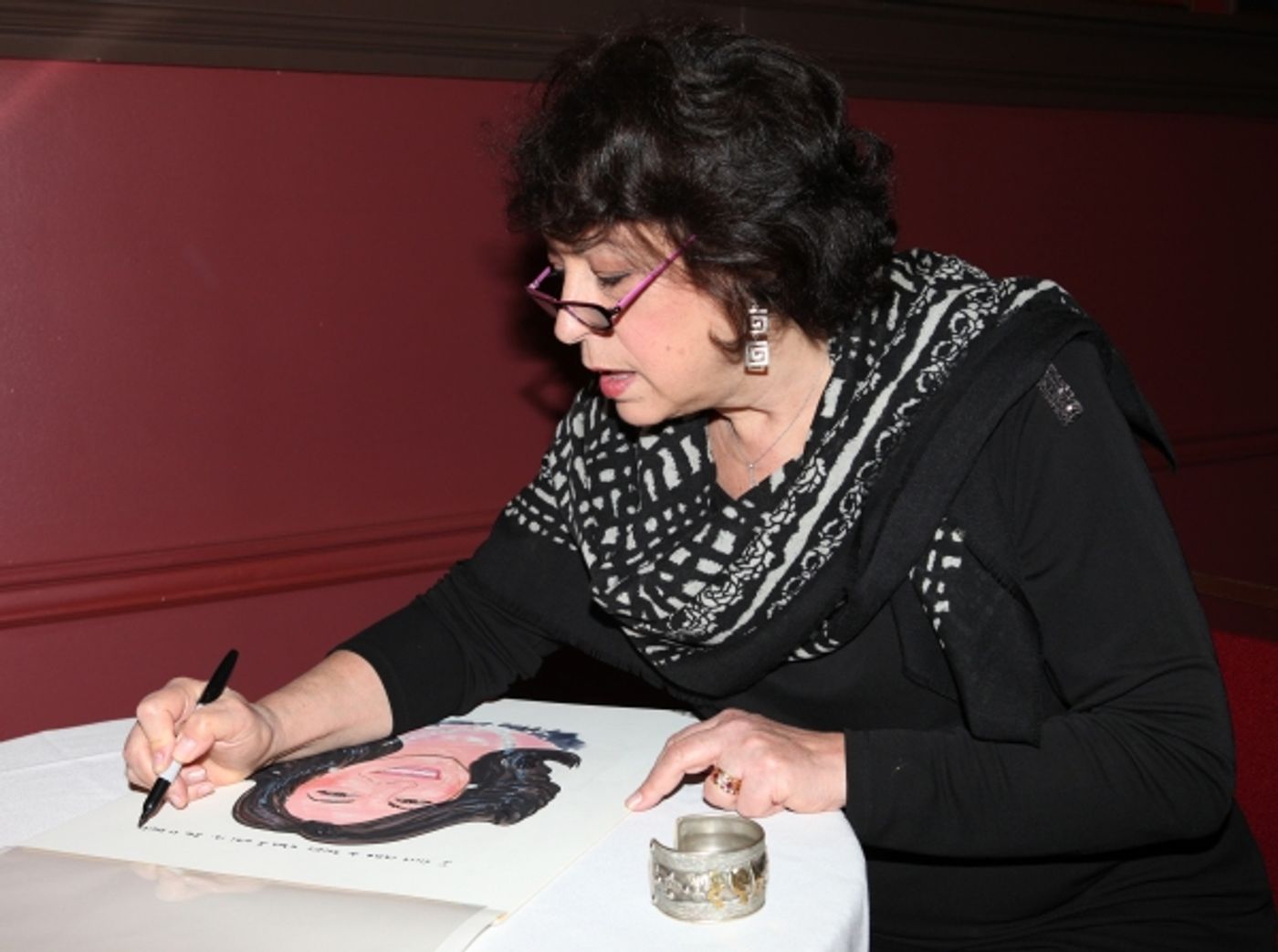 Photo Coverage: Manhattan Theatre Club Artistic Director Lynne Meadow Receives Sardi's Caricature  Image