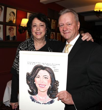 Max Klimavicius with Lynne Meadow Photo