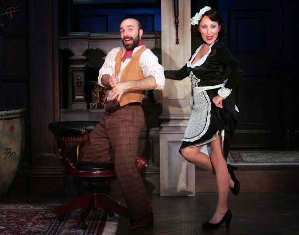 Photo Flash: First Look at Liz Pearce, Khris Lewin, Ed Dixon and More in Goodspeed's SOMETHING'S AFOOT  Image