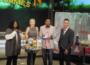 WHOOPI GOLDBERG, ELISABETH HASSELBECK, CHUCK NICE, MIKE SORRENTINO    Photo