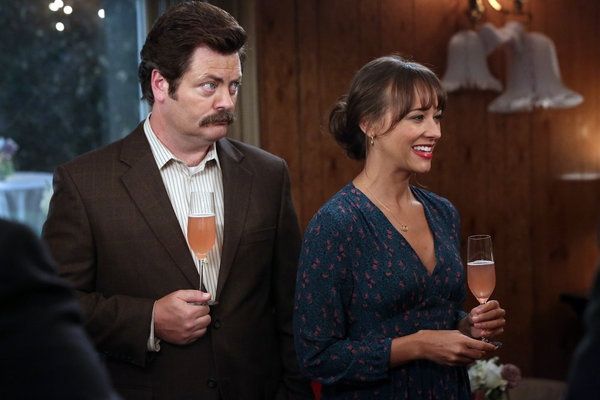 Nick Offerman, Rashida Jones Photo