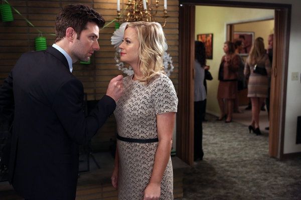 Adam Scott, Amy Poehler Photo