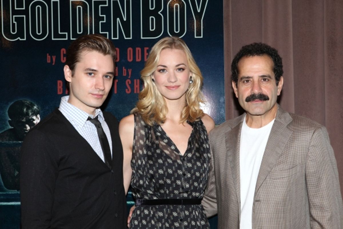 Seth Numrich, Yvonne Strahovski & Tony Shalhoub  at 