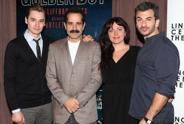 Seth Numrich, Tony Shalhoub, Dagamara Dominczyk and Michael Aronov Photo