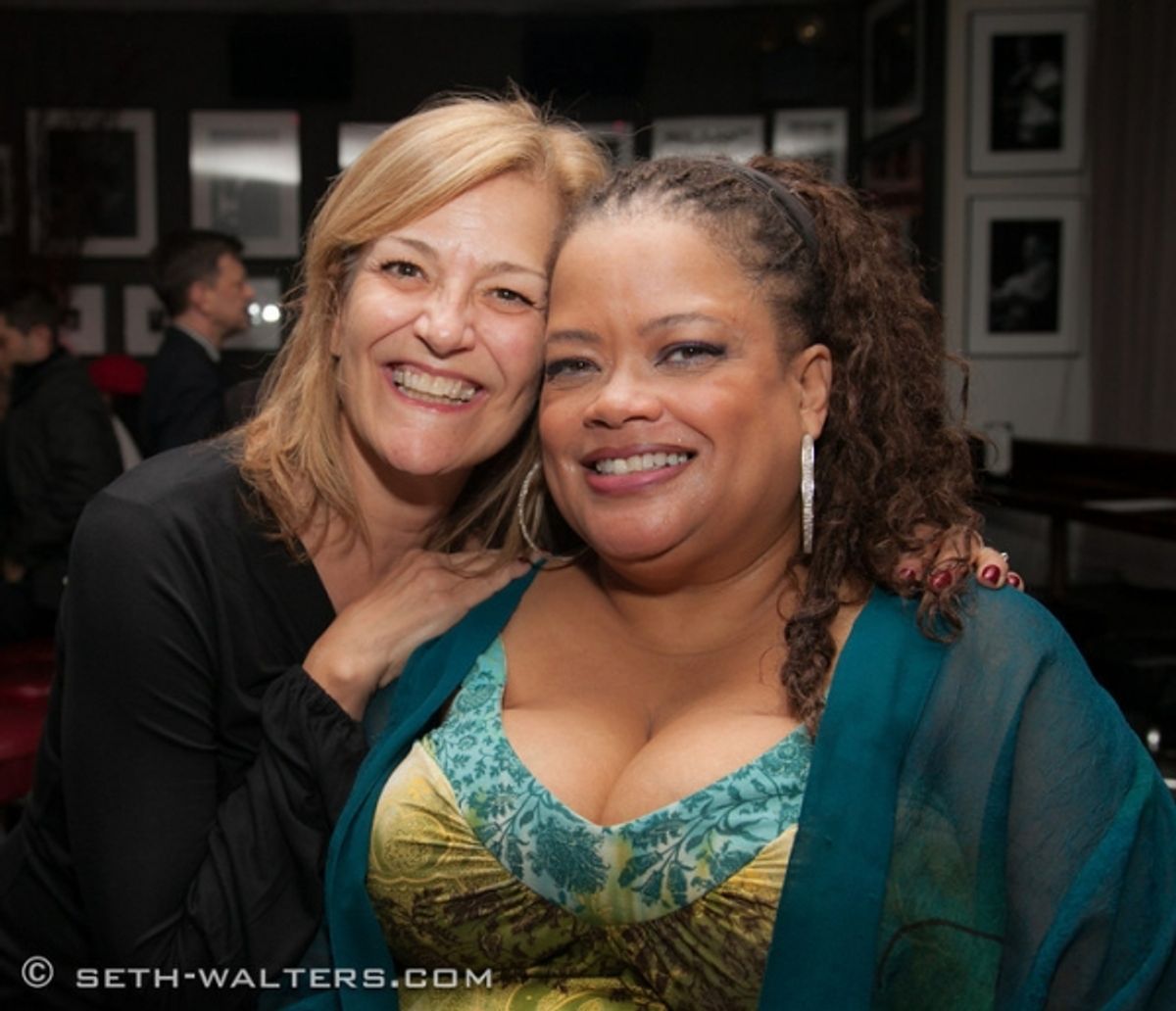 Karen Mason and Natalie Douglas at 