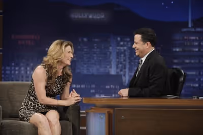 ANA GASTEYER, JIMMY KIMMEL   Photo