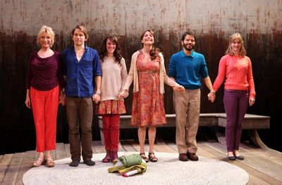 Curtain Call: Pamela Shaw, McCaleb Burnett, Samantha Soule, Karen Allen, Carlo Alban  Photo