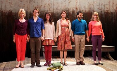 Curtain Call: Pamela Shaw, McCaleb Burnett, Samantha Soule, Karen Allen, Carlo Alban  Photo