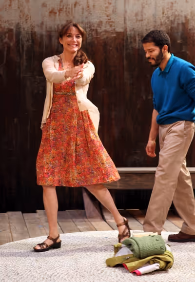 Curtain Call: Karen Allen & Carlo Alban
 Photo