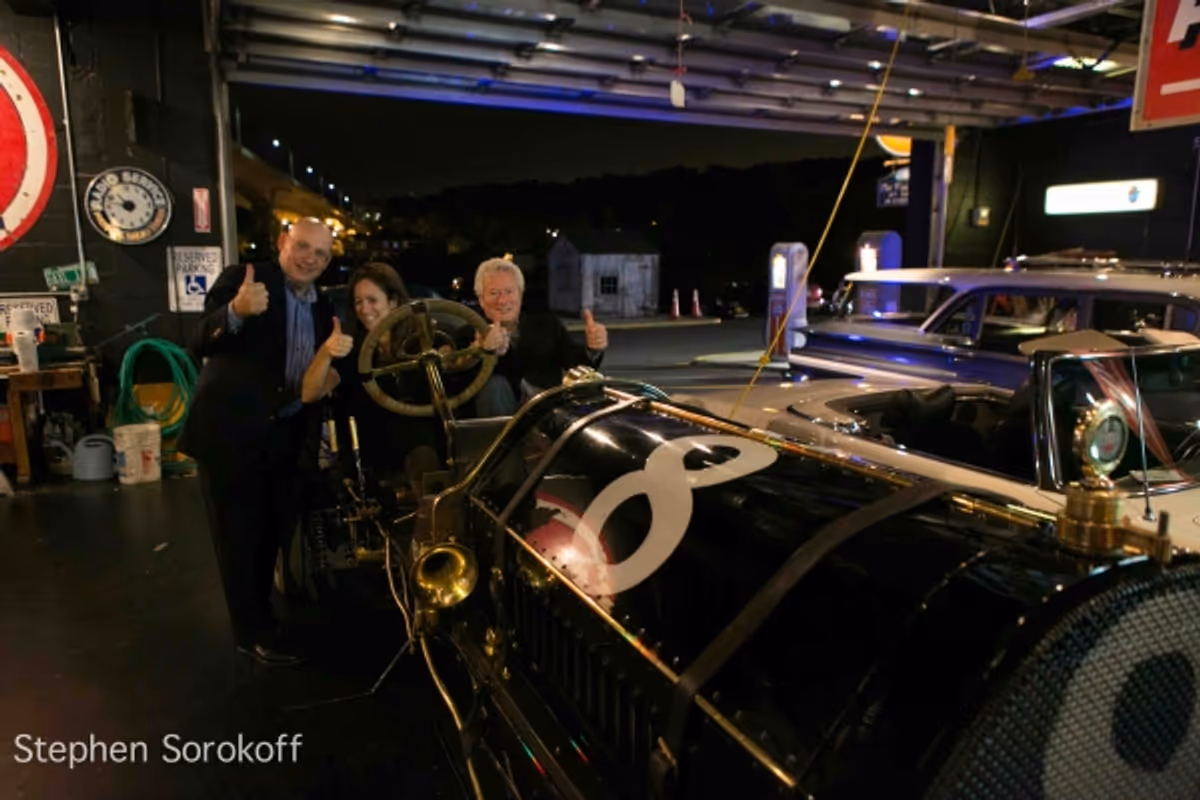Howard Kroplick & his 1937 Chrysler owned by Bernice Chrysler at Edward Burns Honored at Gold Coast International Film Festival