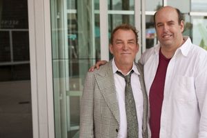 Director Des McAnuff and La Jolla Playhouse Artistic Director Christopher Ashley Photo