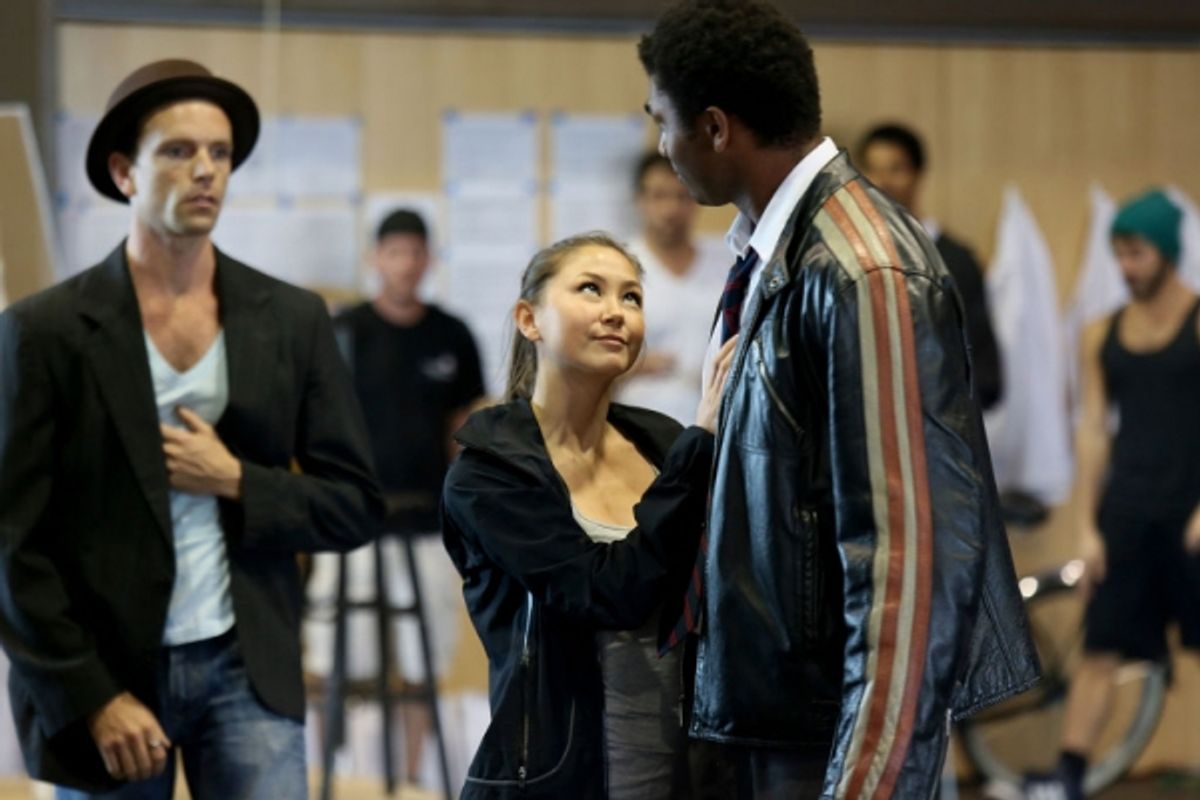 Paul Nolan, Kimiko Glenn and Nik Walker  at 