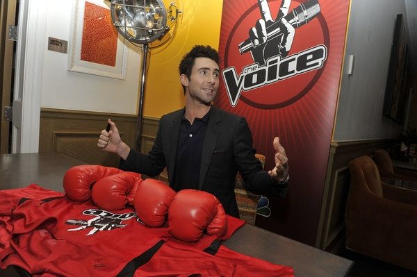 Photo Flash: Adam Levine Stops by NY Screening of THE VOICE  Image