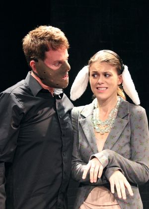 Chad Allen and Lindsay Shaw at Silence! The Musical. @ BroadwayWorld Chad Allen and Lindsay Shaw at Silence! The Musical. Photo