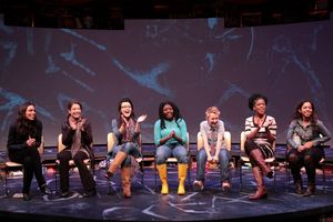 Rosario Dawson, Molly Carden, Olivia Oguma, Joaquina Kalukango, Emily S. Grosland, Ashley Bryant, Sade Namei
@ BroadwayWorld Rosario Dawson, Molly Carden, Olivia Oguma, Joaquina Kalukango, Emily S. Grosland, As Photo