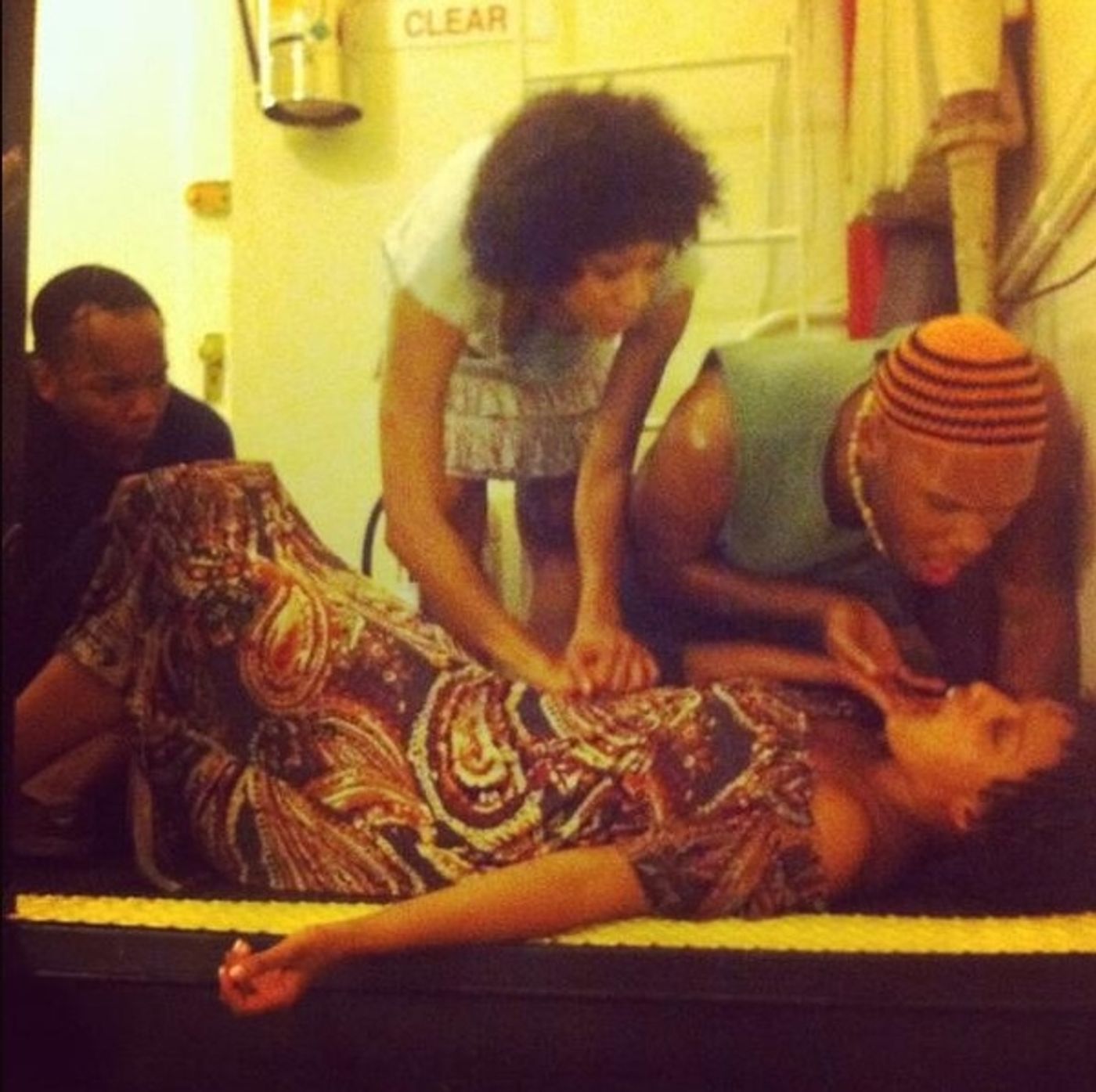 Photo Flash: Saturday Intermission Pics, Oct 27 - EVITA Reveals SIP Contest Winner, ONCE's Theatre Dog and More! Photo Flash: Saturday Intermission Pics, Oct 27 - EVITA Reveals SIP Contest Winner, ONCE's Theatre Dog and More! Image