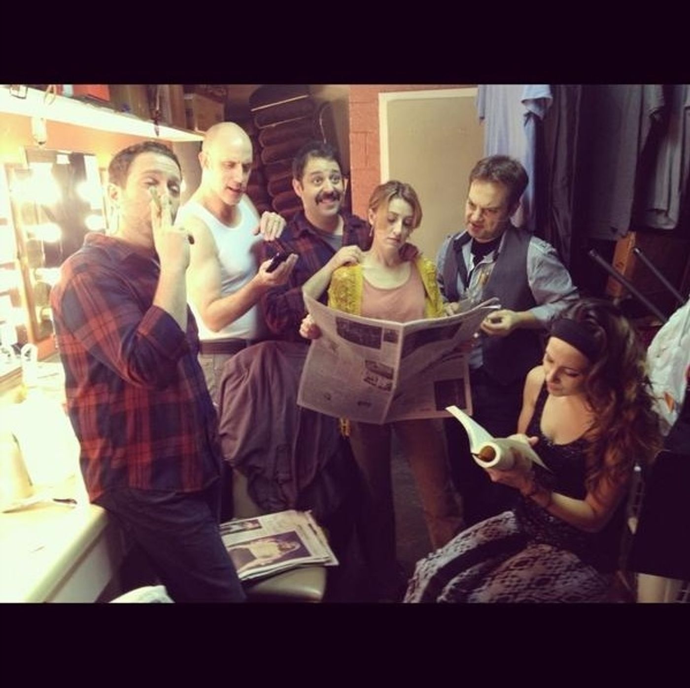 Photo Flash: Saturday Intermission Pics, Oct 27 - EVITA Reveals SIP Contest Winner, ONCE's Theatre Dog and More! Photo Flash: Saturday Intermission Pics, Oct 27 - EVITA Reveals SIP Contest Winner, ONCE's Theatre Dog and More! Image