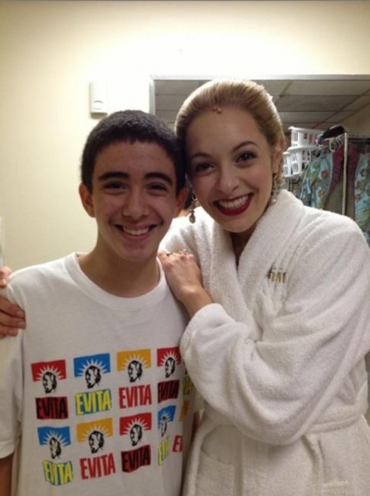 Photo Flash: Saturday Intermission Pics, Oct 27 - EVITA Reveals SIP Contest Winner, ONCE's Theatre Dog and More! Photo Flash: Saturday Intermission Pics, Oct 27 - EVITA Reveals SIP Contest Winner, ONCE's Theatre Dog and More! Image