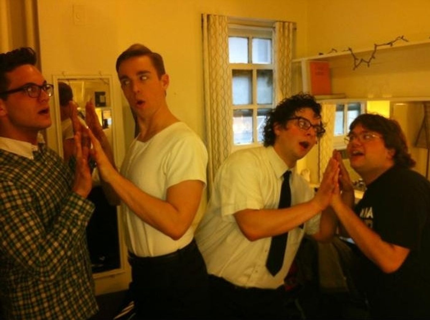 Photo Flash: Saturday Intermission Pics, Oct 27 - EVITA Reveals SIP Contest Winner, ONCE's Theatre Dog and More! Photo Flash: Saturday Intermission Pics, Oct 27 - EVITA Reveals SIP Contest Winner, ONCE's Theatre Dog and More! Image