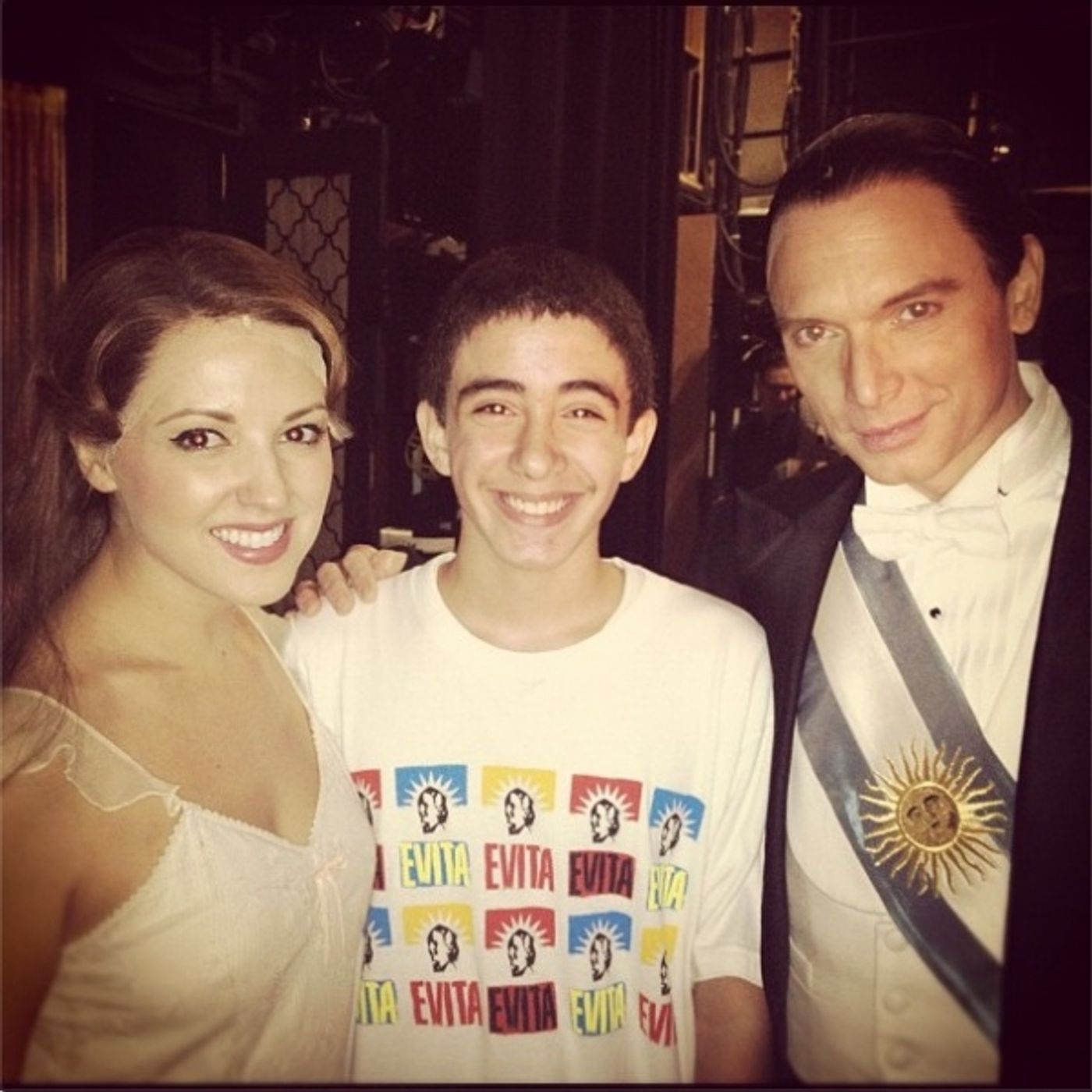 Photo Flash: Saturday Intermission Pics, Oct 27 - EVITA Reveals SIP Contest Winner, ONCE's Theatre Dog and More! Photo Flash: Saturday Intermission Pics, Oct 27 - EVITA Reveals SIP Contest Winner, ONCE's Theatre Dog and More! Image