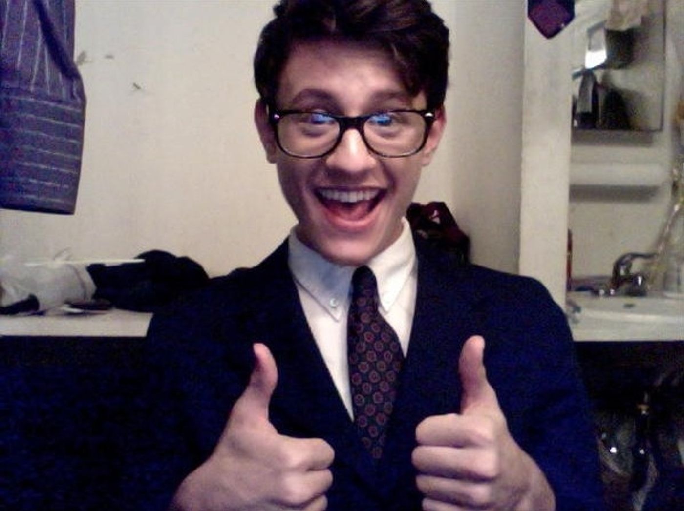 Photo Flash: Saturday Intermission Pics, Oct 27 - EVITA Reveals SIP Contest Winner, ONCE's Theatre Dog and More! Photo Flash: Saturday Intermission Pics, Oct 27 - EVITA Reveals SIP Contest Winner, ONCE's Theatre Dog and More! Image