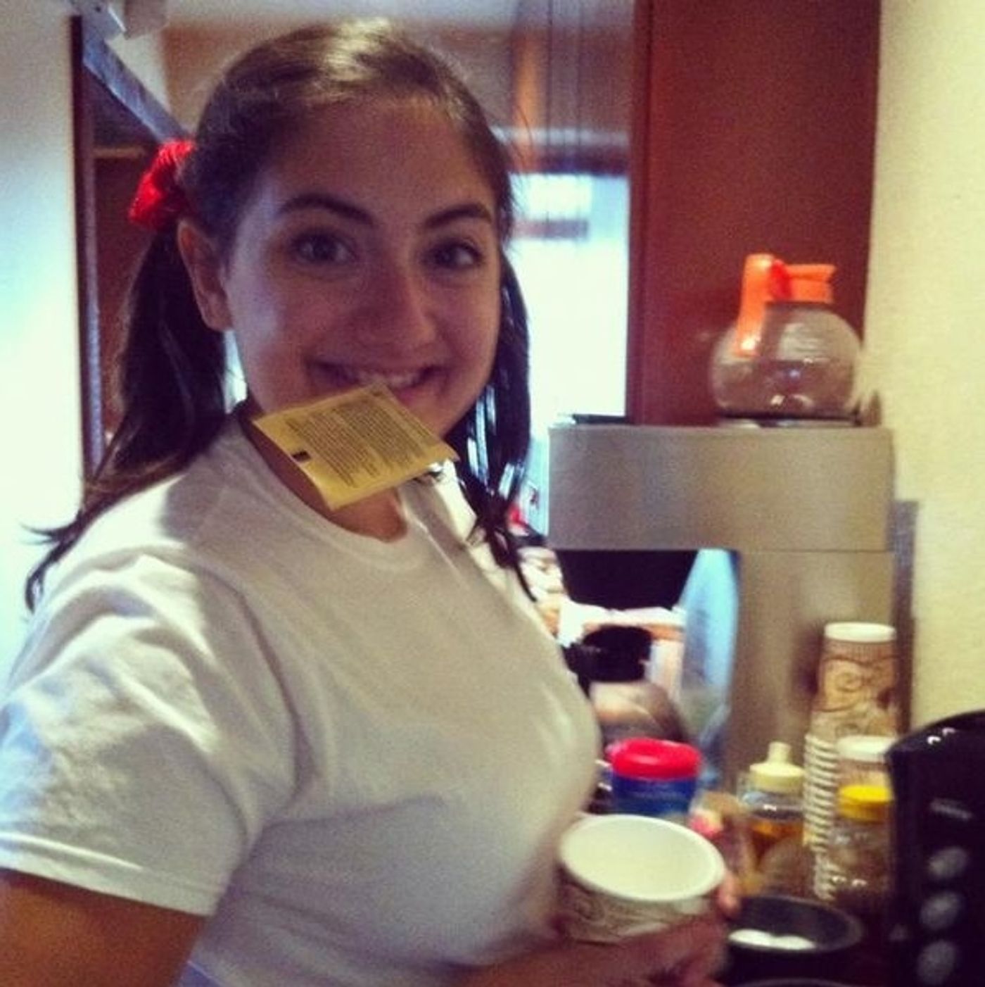 Photo Flash: Saturday Intermission Pics, Oct 27 - EVITA Reveals SIP Contest Winner, ONCE's Theatre Dog and More! Photo Flash: Saturday Intermission Pics, Oct 27 - EVITA Reveals SIP Contest Winner, ONCE's Theatre Dog and More! Image