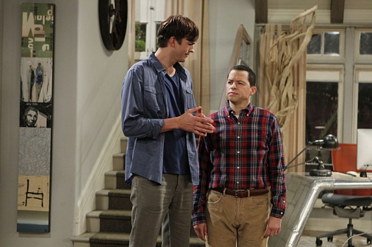 Ashton Kutcher, Jon Cryer at 
