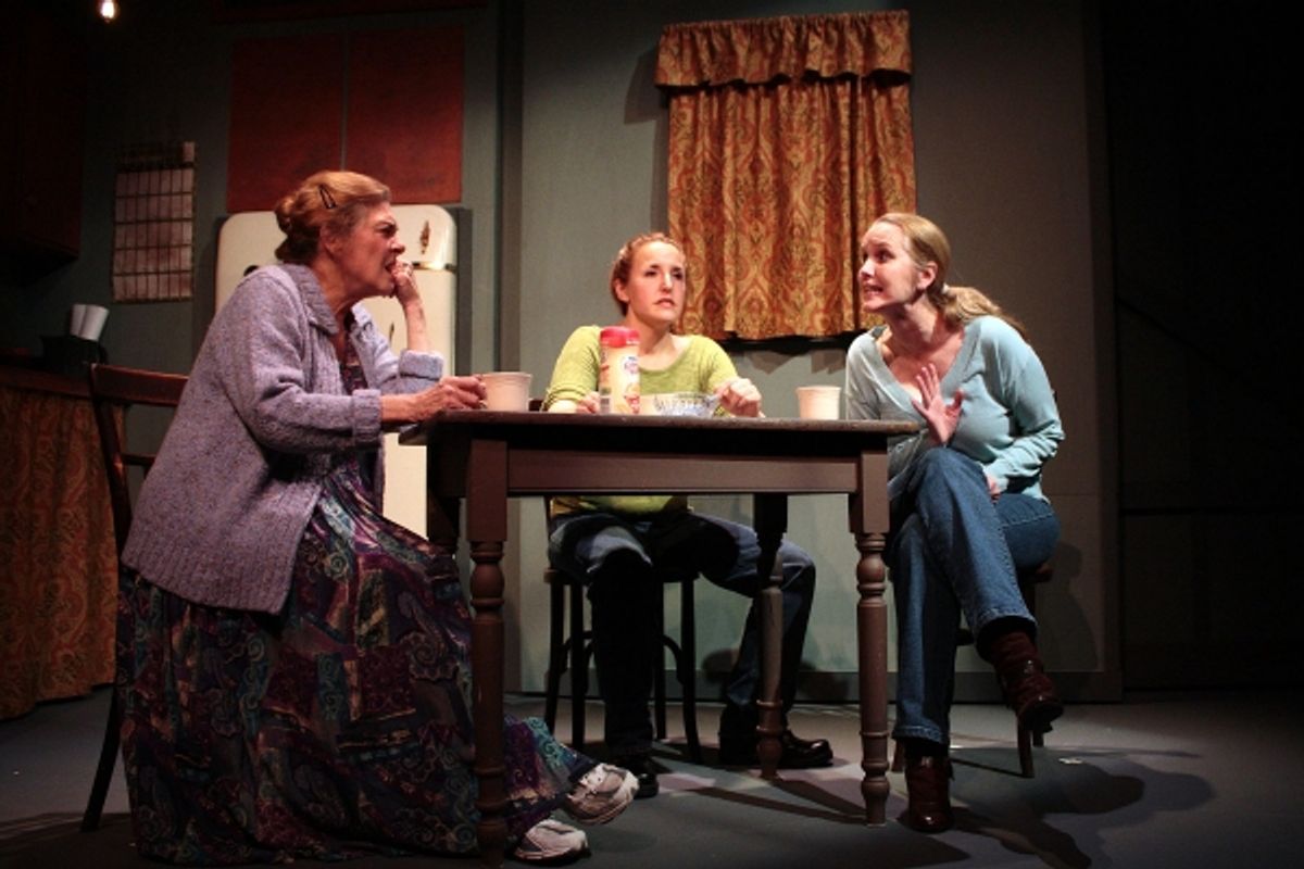 Diana Marbury, Morgan Vaughan and Linda May at 