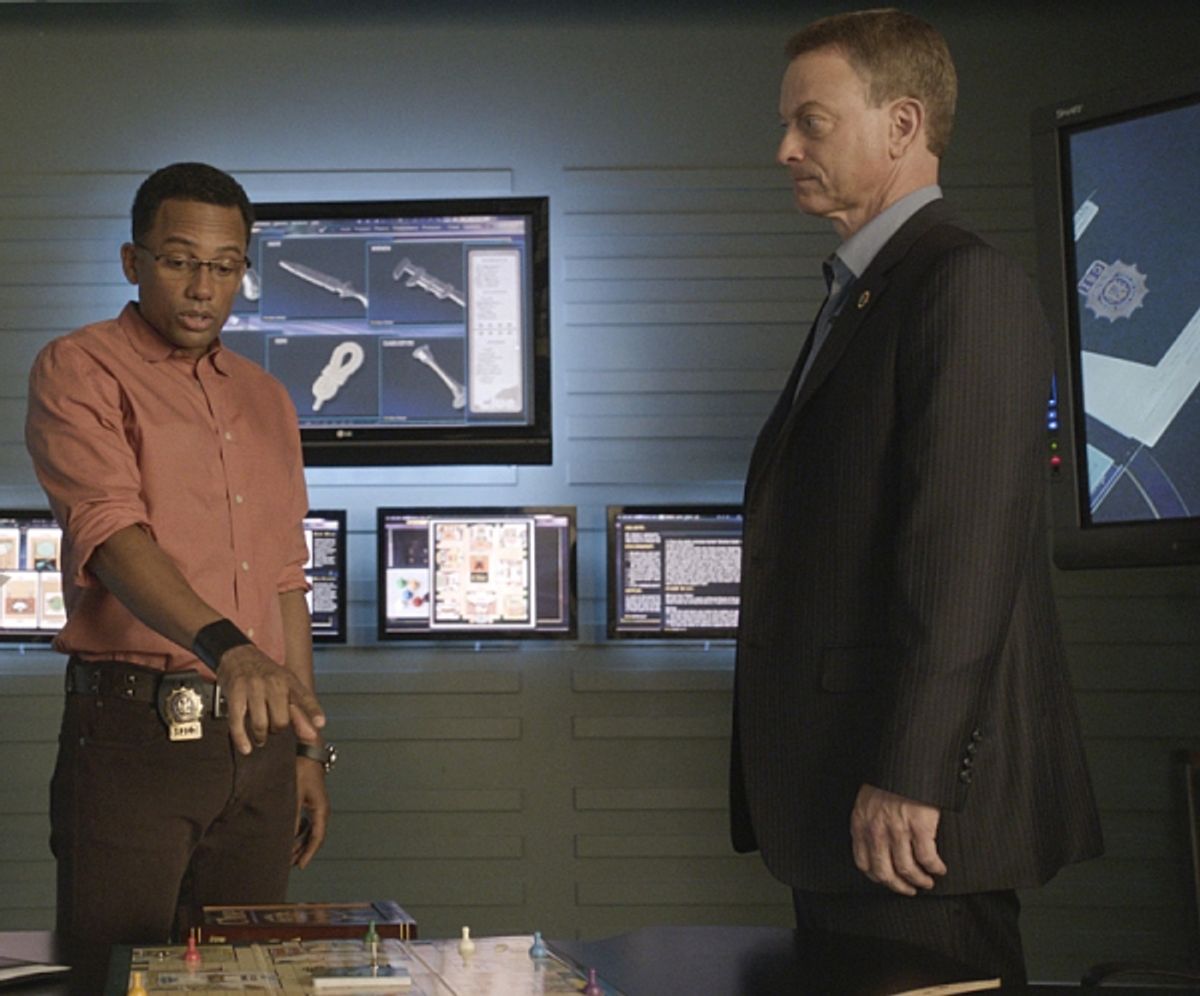 Hill Harper, Gary Sinise at 