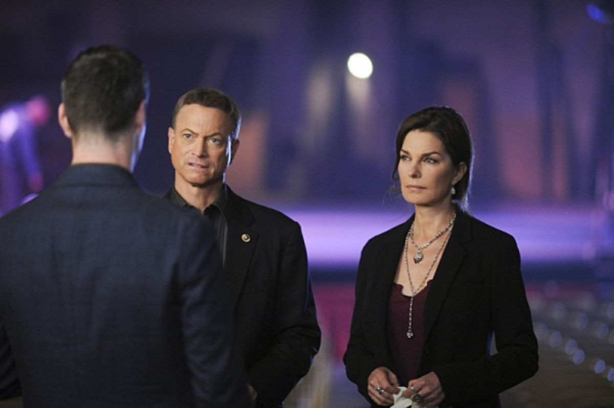 Sela Ward, Gary Sinise at 
