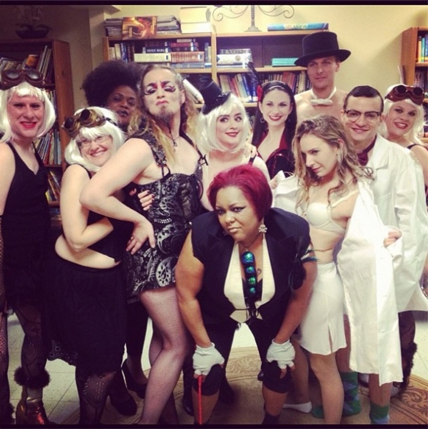 Photo Flash: Saturday Intermission Pics, Oct 27 - Part 2 - Trick-or-Treaters Backstage at NEWSIES and More!  Image