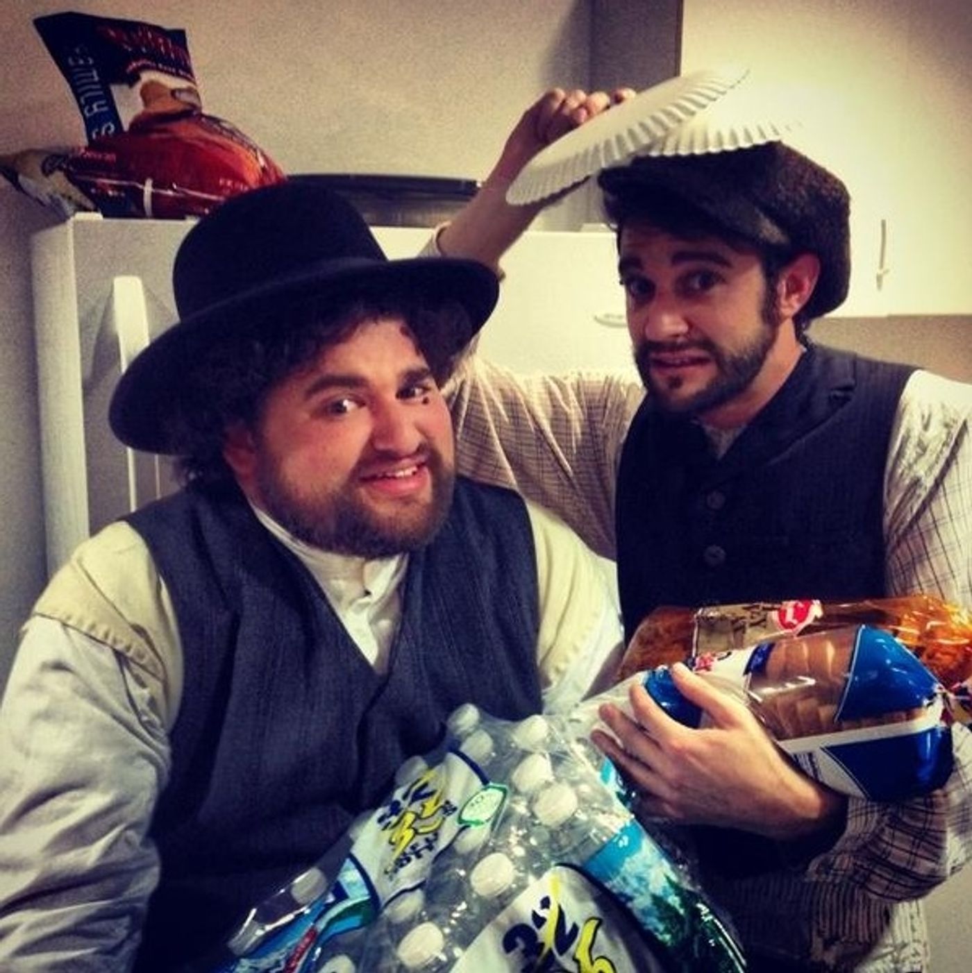 Photo Flash: Saturday Intermission Pics, Oct 27 - Part 2 - Trick-or-Treaters Backstage at NEWSIES and More!  Image